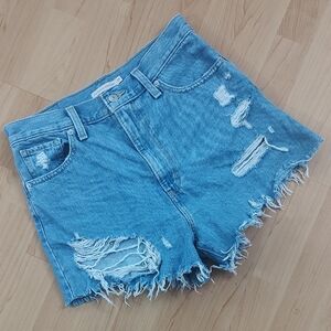 Levi's Distressed Jean Shorts